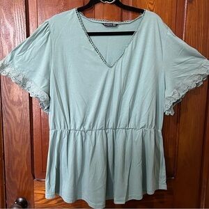 22-24 - Bloomchic Peasant Top